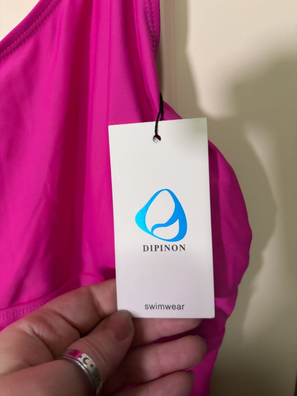 New 3X Pink Tankini Swim Top - Picture 4 of 10